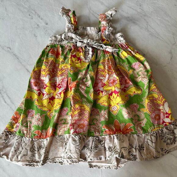 Mustard Pie Dress Set Size 2T Road trip carousel - Picture 4 of 6